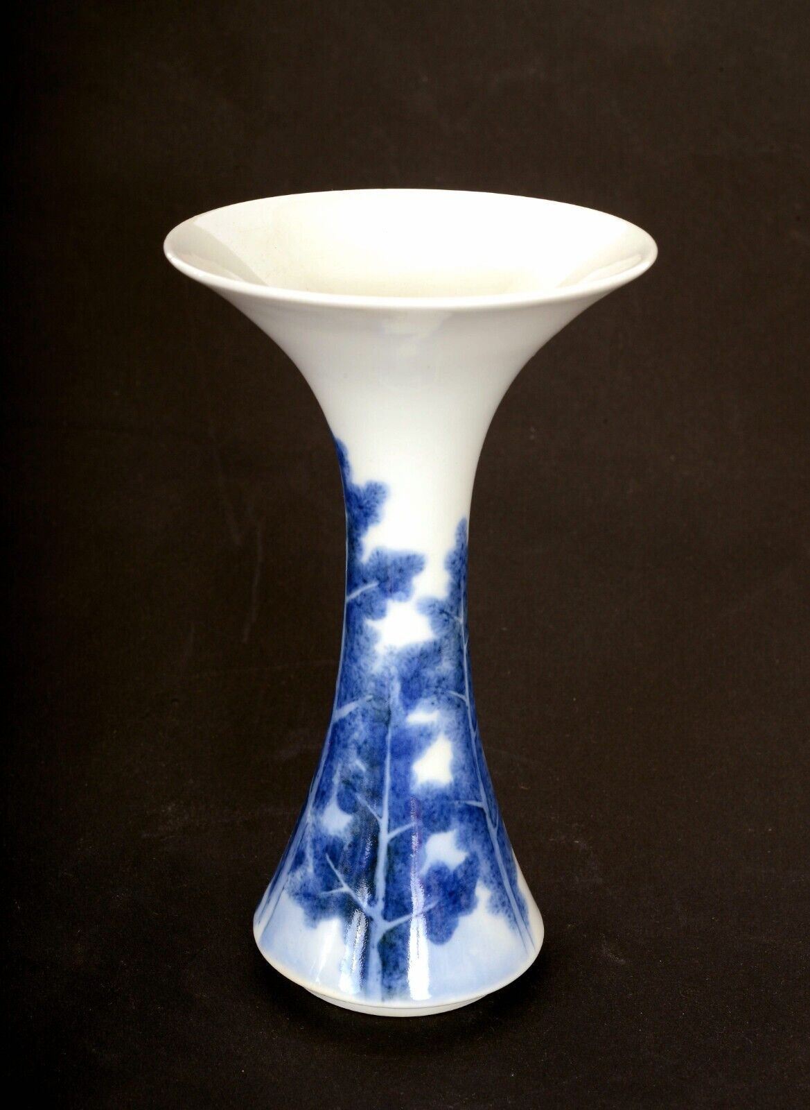Antique Japanese Blue & White Hirado Porcelain Vase
