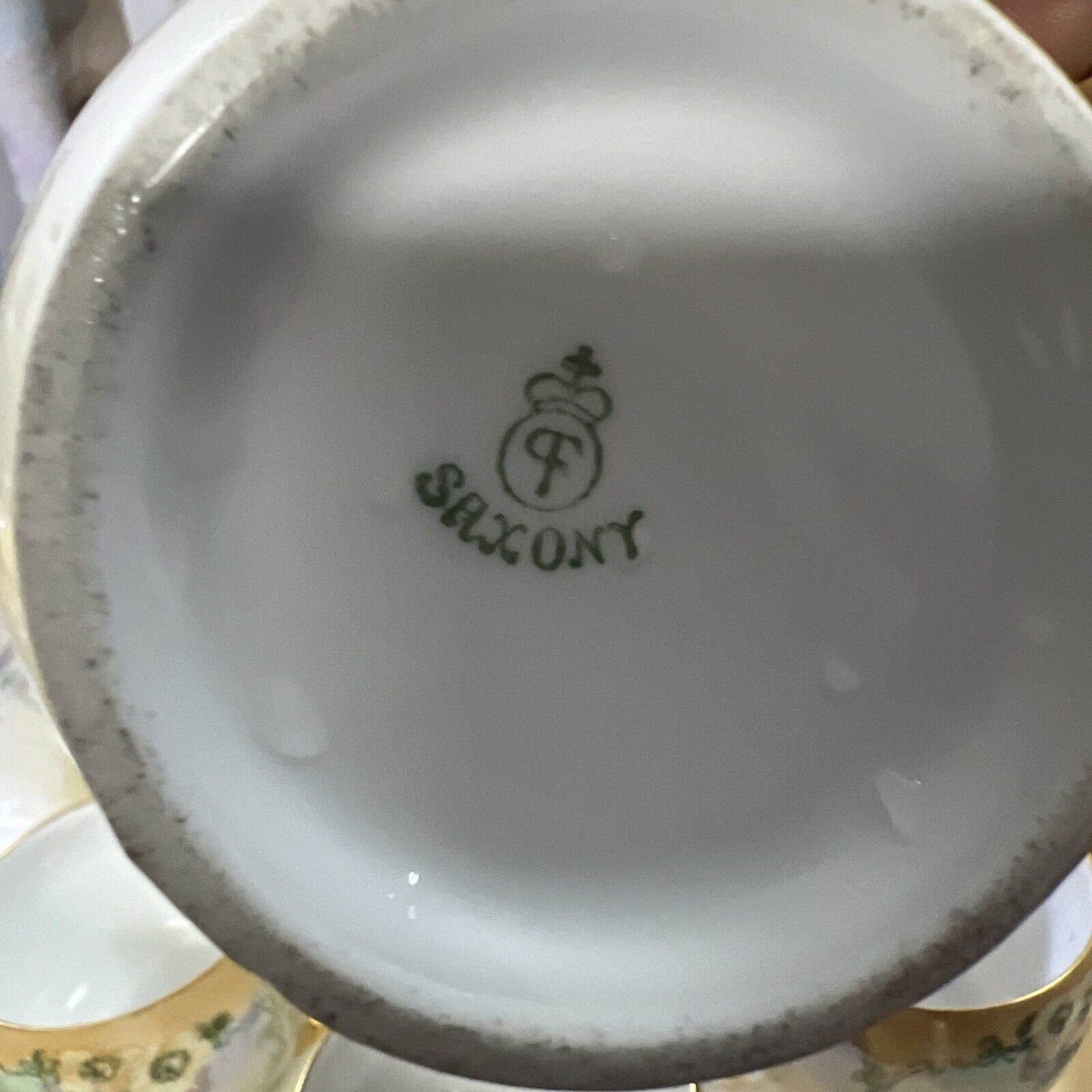 Antique 1800s Limoges Saxony Tea Set