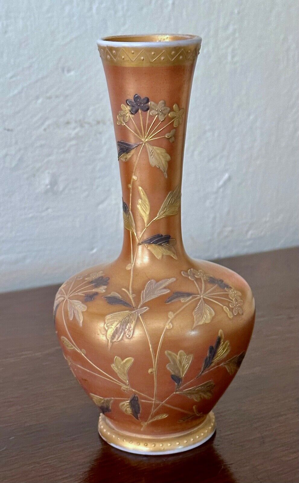 Signed Harrach Bohemian Art Nouveau Glass Vase