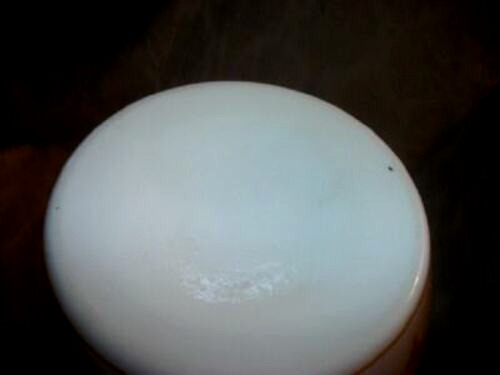 1900s French Opaline Lady Cherub Milk Glass Vase