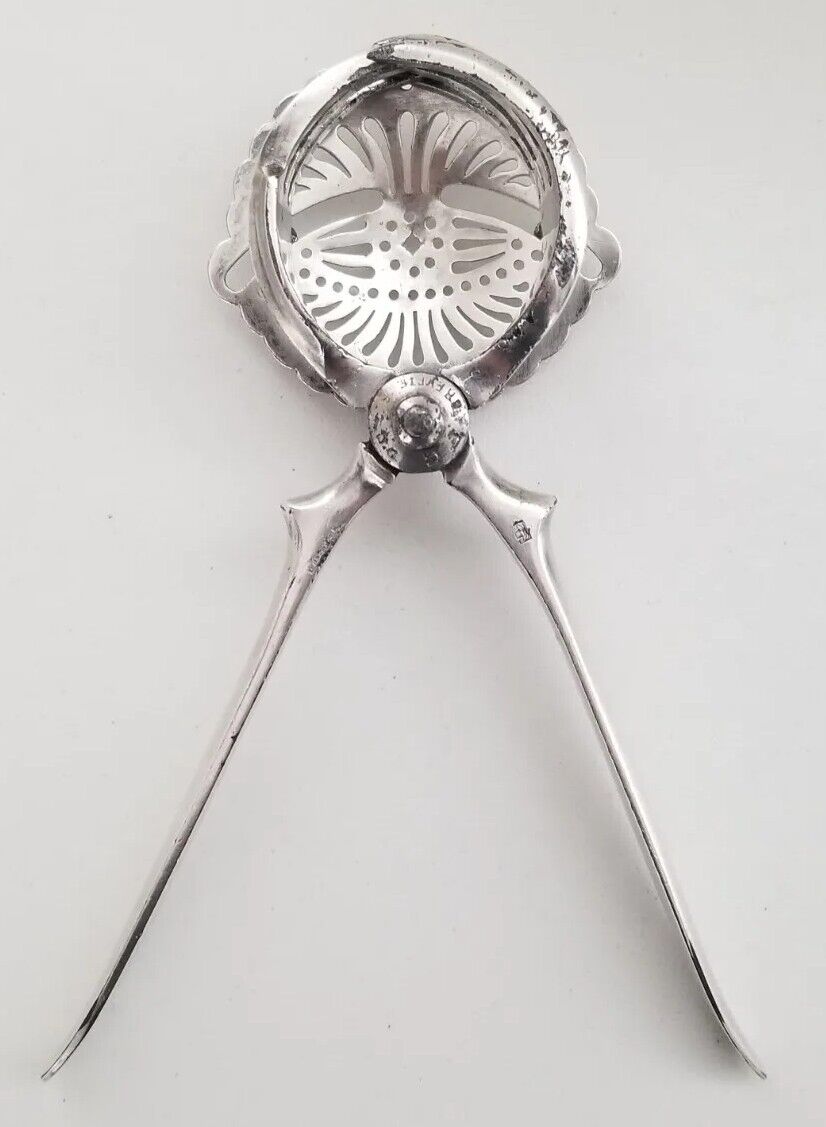 1800's Christofle France Silverplate Citrus Press