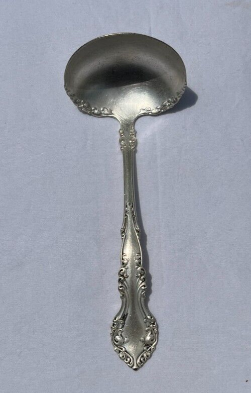 Ornate Antique Rogers & Bros Silver Plated Ladle