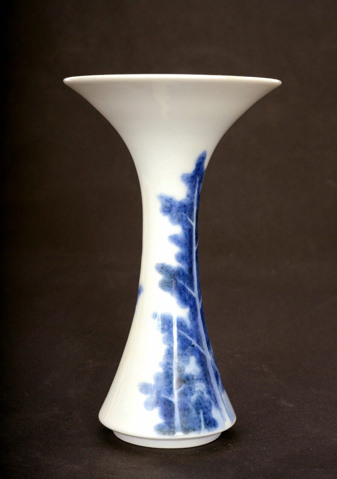Antique Japanese Blue & White Hirado Porcelain Vase