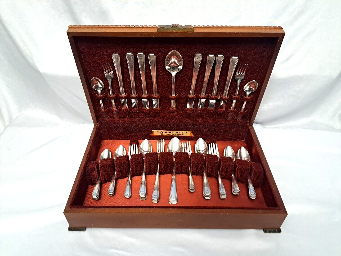 Antique Oneida 1800s Silverplate Flatware Set