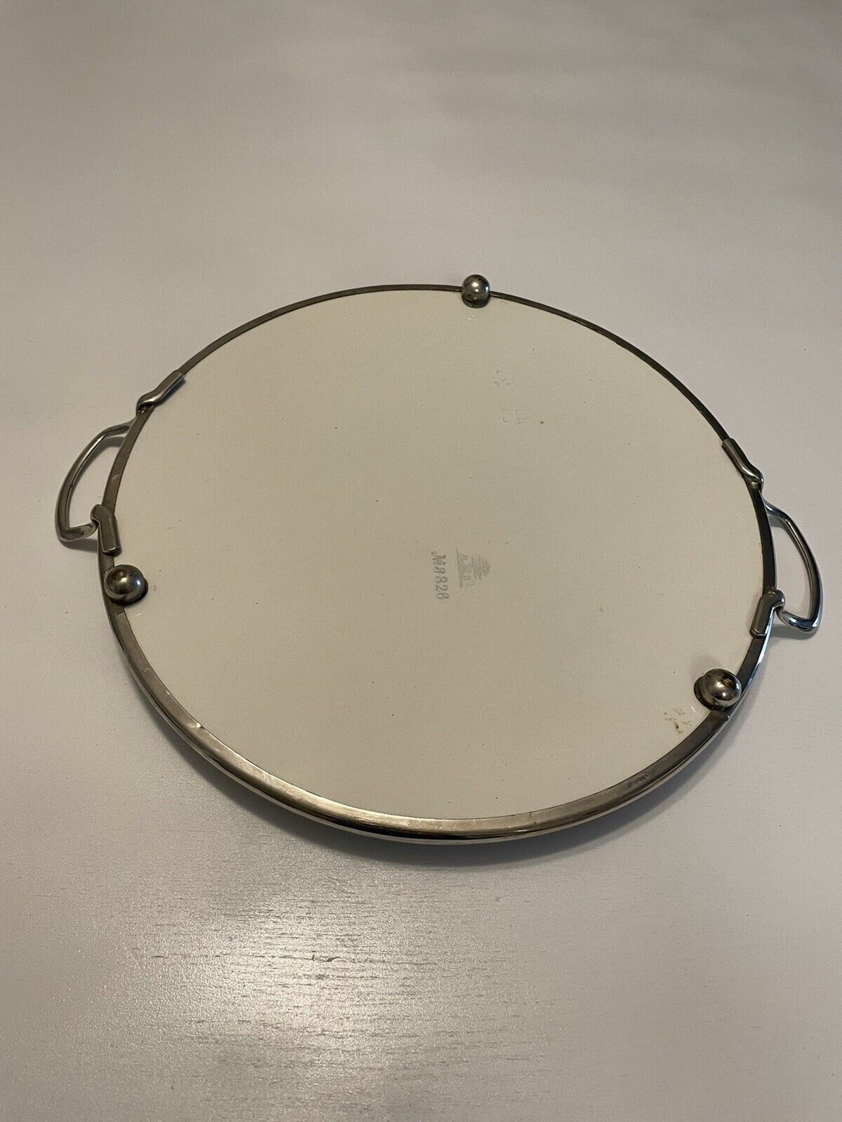 Rare Art Nouveau Porcelain Serving Tray from Germany
