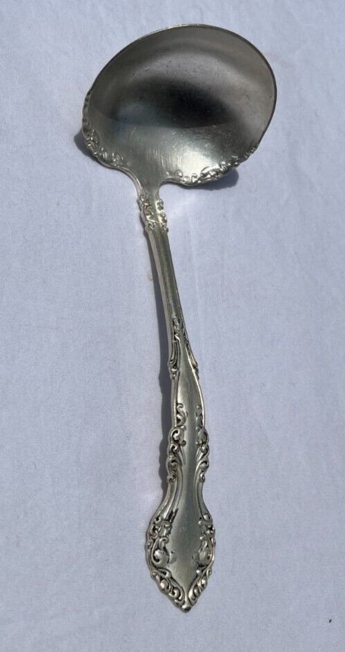 Ornate Antique Rogers & Bros Silver Plated Ladle