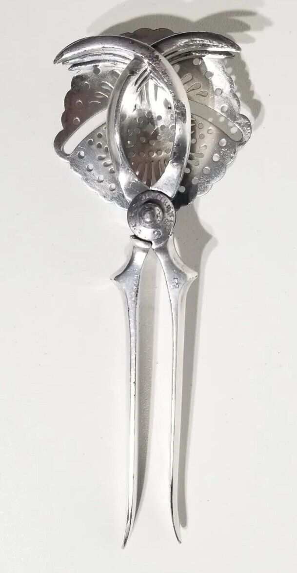 1800's Christofle France Silverplate Citrus Press