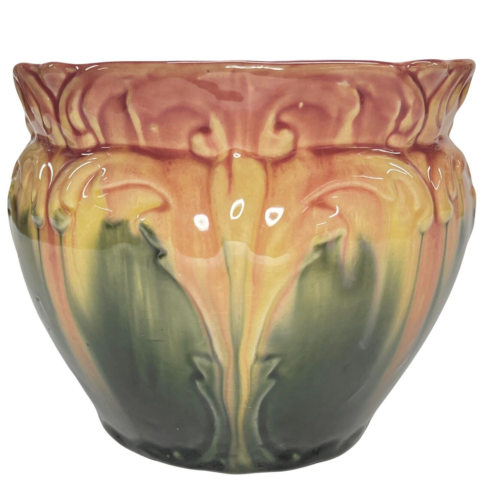 Roseville Pottery 1900s Jardiniere Planter Vase