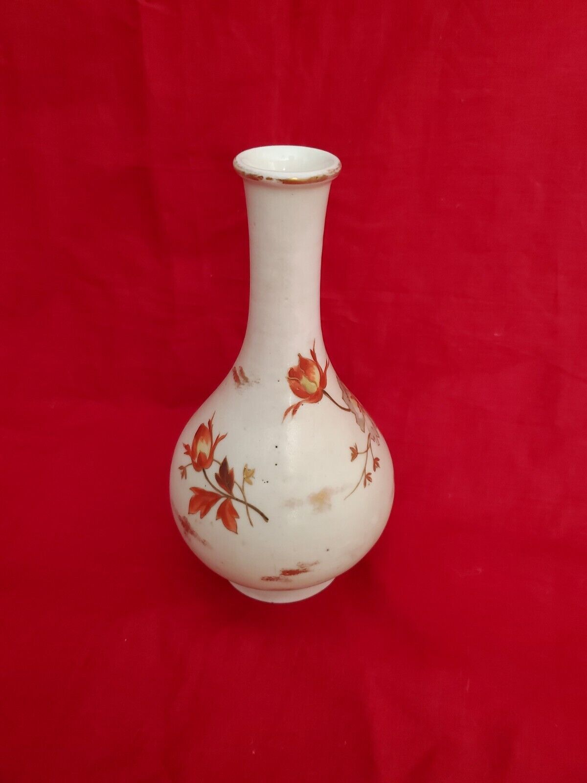 Victorian Hand-Painted Carlsbad Porcelain Vase