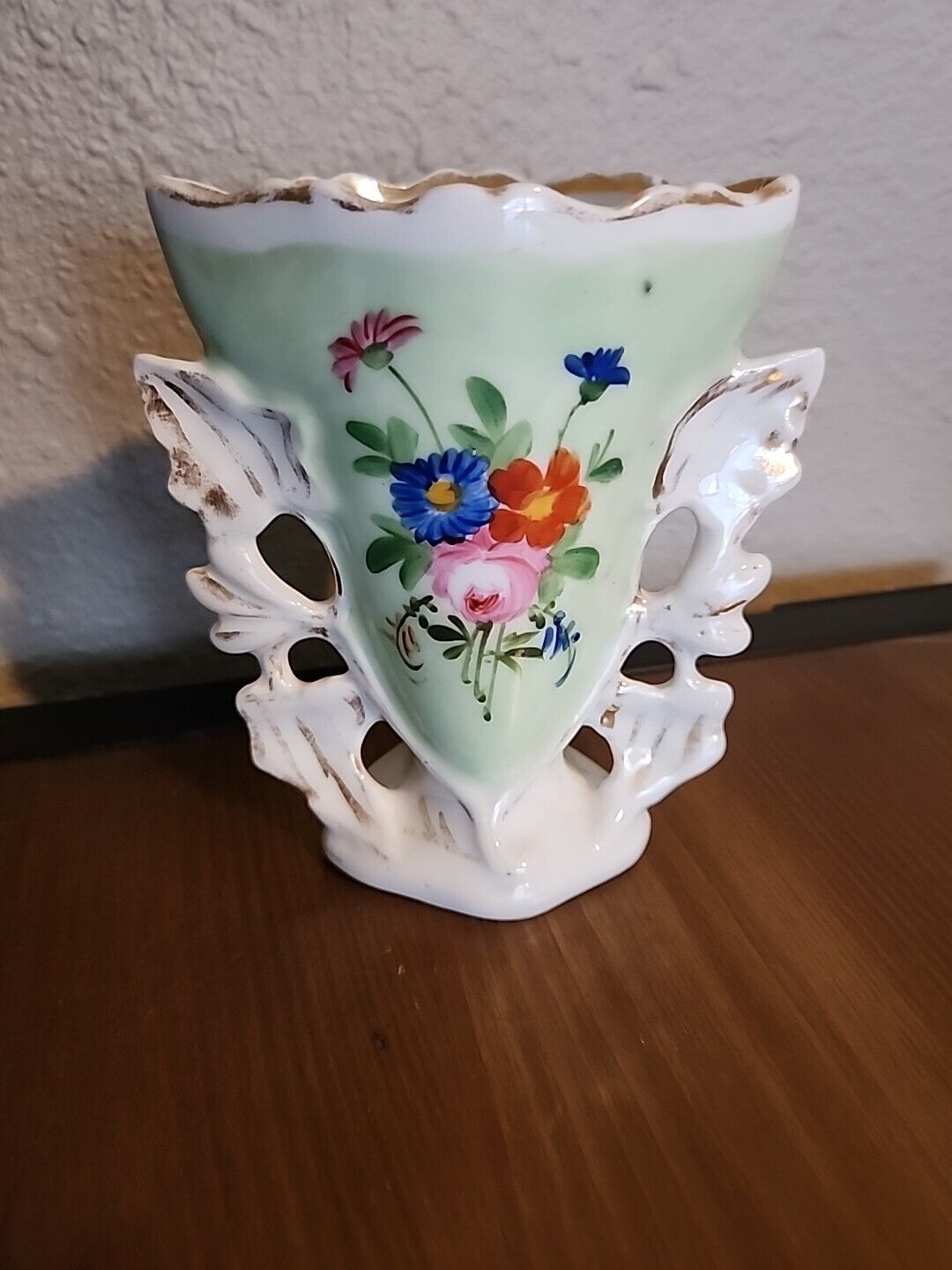 Antique French Porcelain Bride's Vase, 1900s