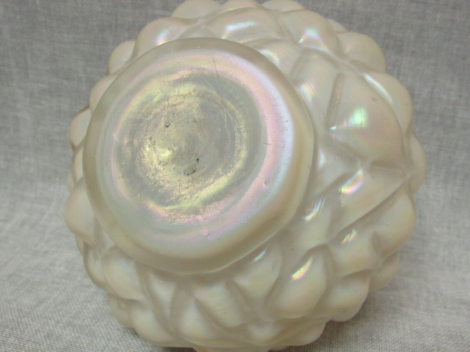 1900's Art Glass Austria Czech Iridescnet Pearl Vase