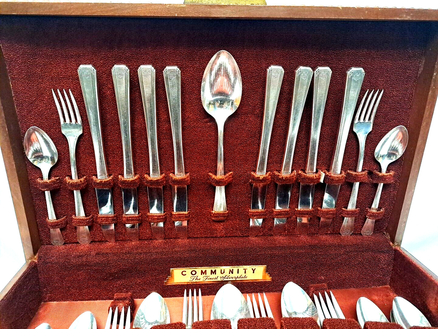 Antique Oneida 1800s Silverplate Flatware Set