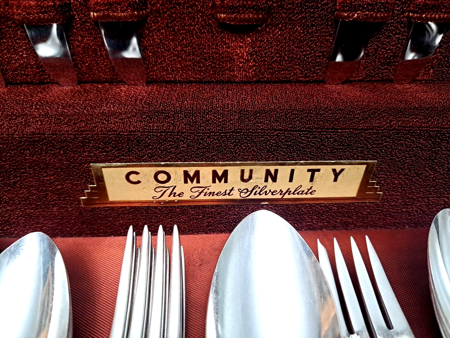 Antique Oneida 1800s Silverplate Flatware Set