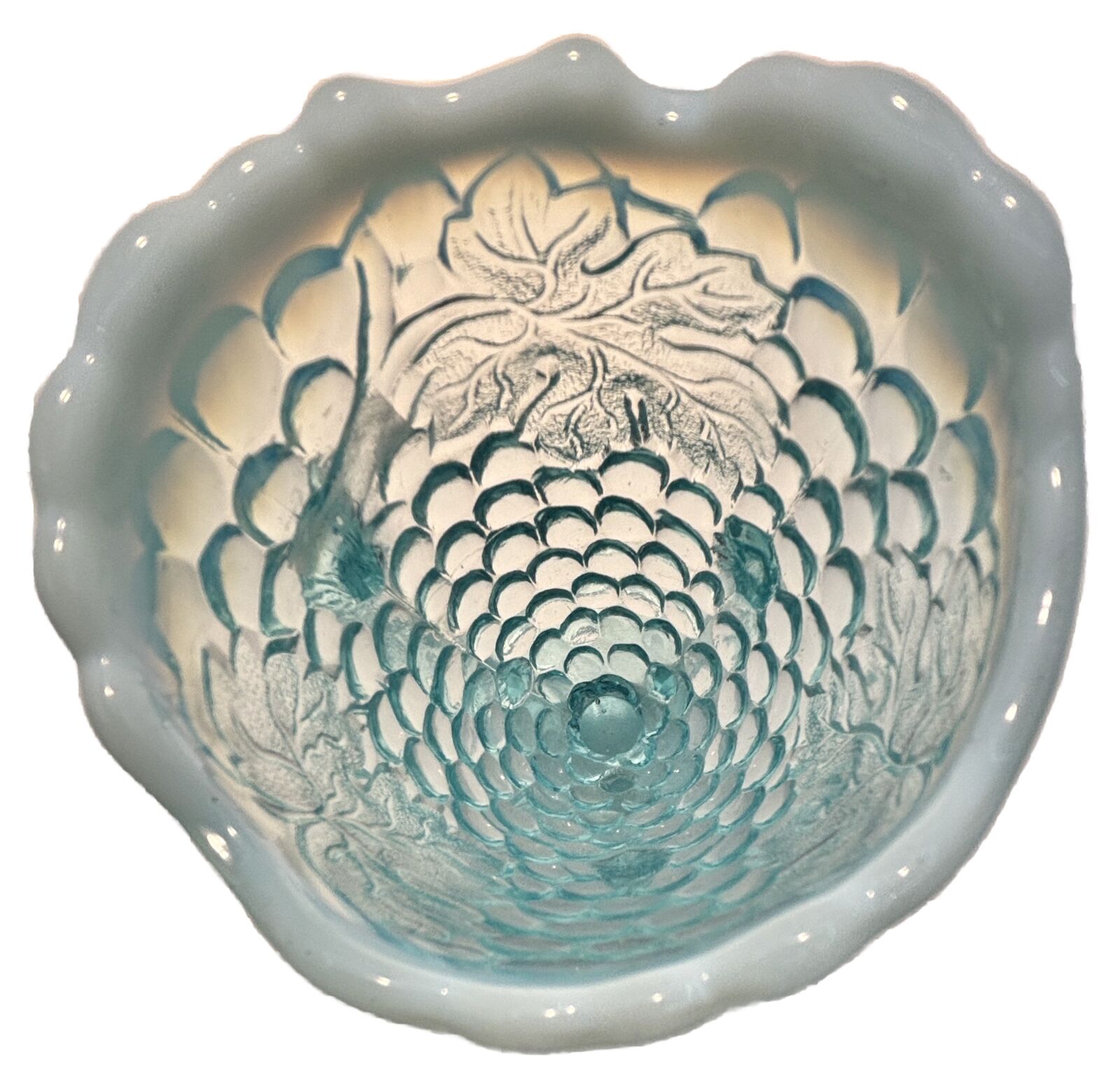 Early 1900’s Northwood Grapevine Opalescent Cluster Vase