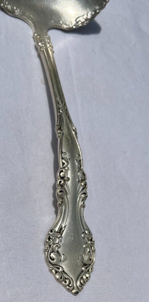 Ornate Antique Rogers & Bros Silver Plated Ladle