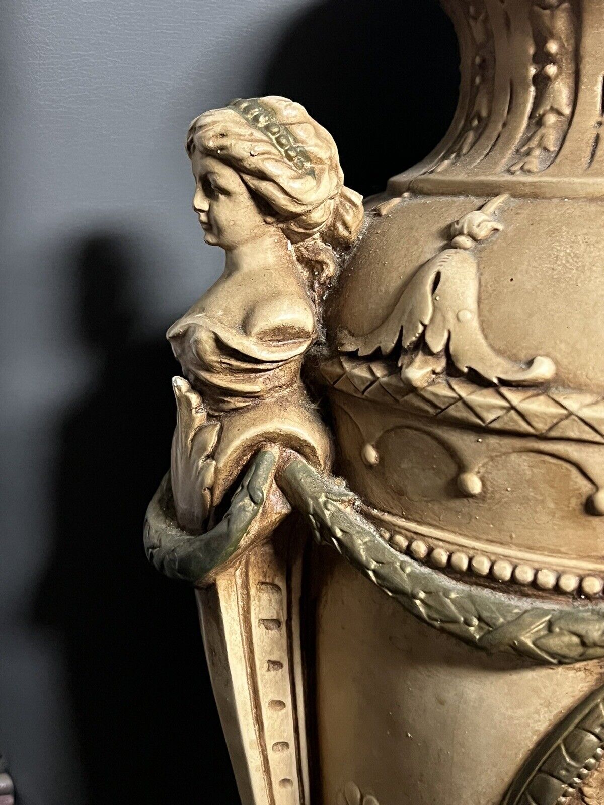 Marwal 21" Greek Roman Cherubs Urn Home Decor