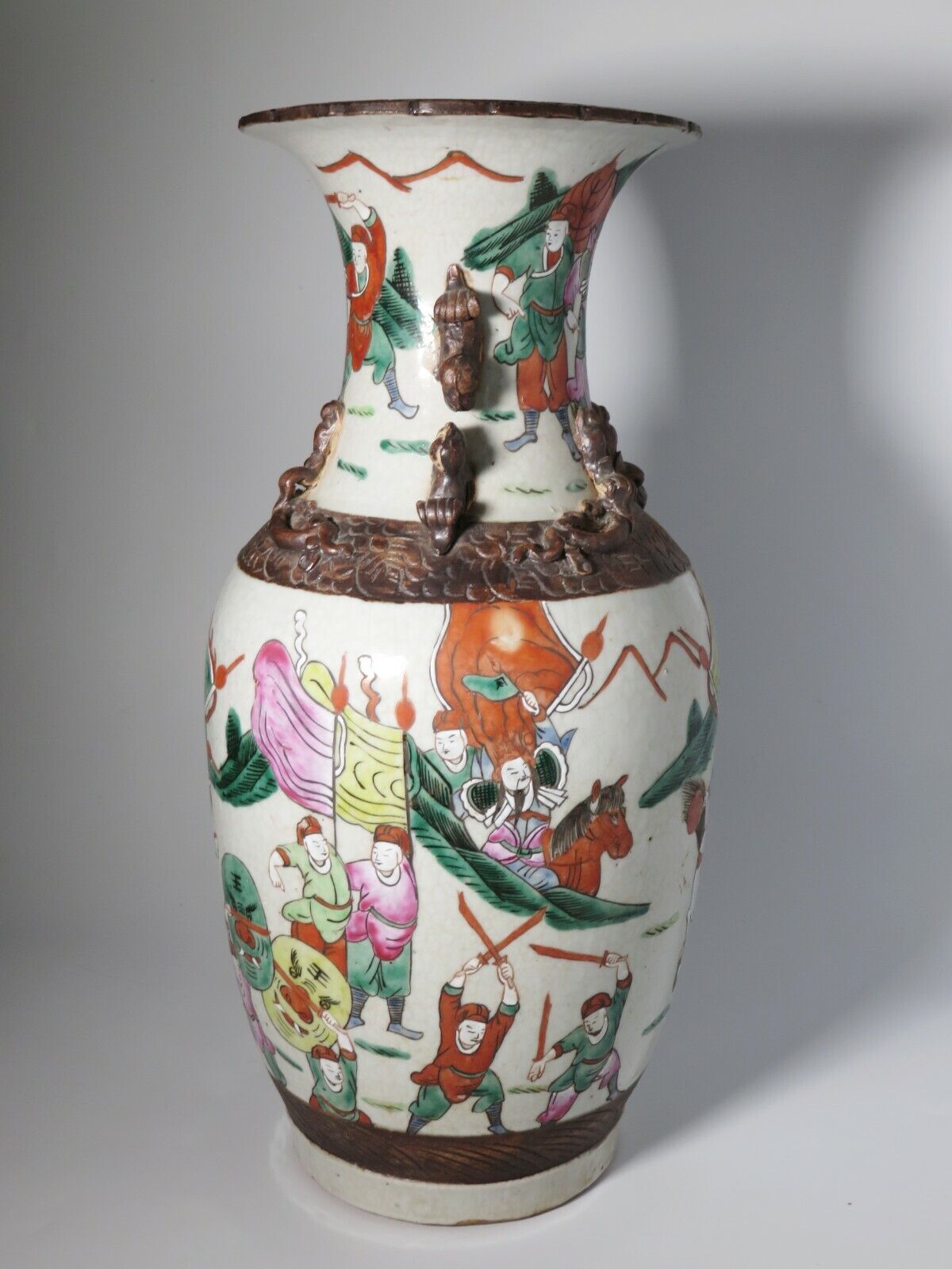 Antique Chinese Chenghua Vase, 16.75" Tall