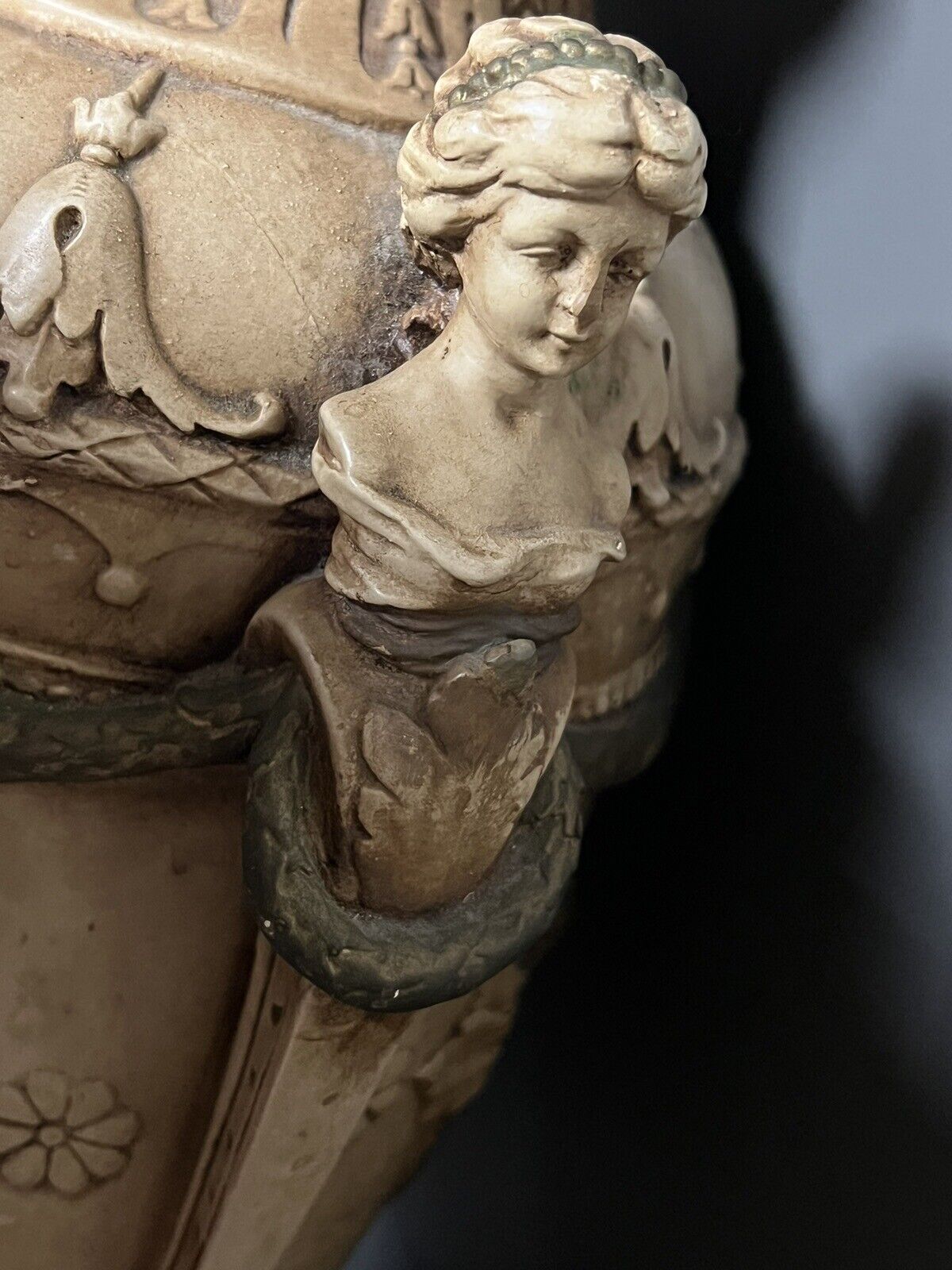 Marwal 21" Greek Roman Cherubs Urn Home Decor