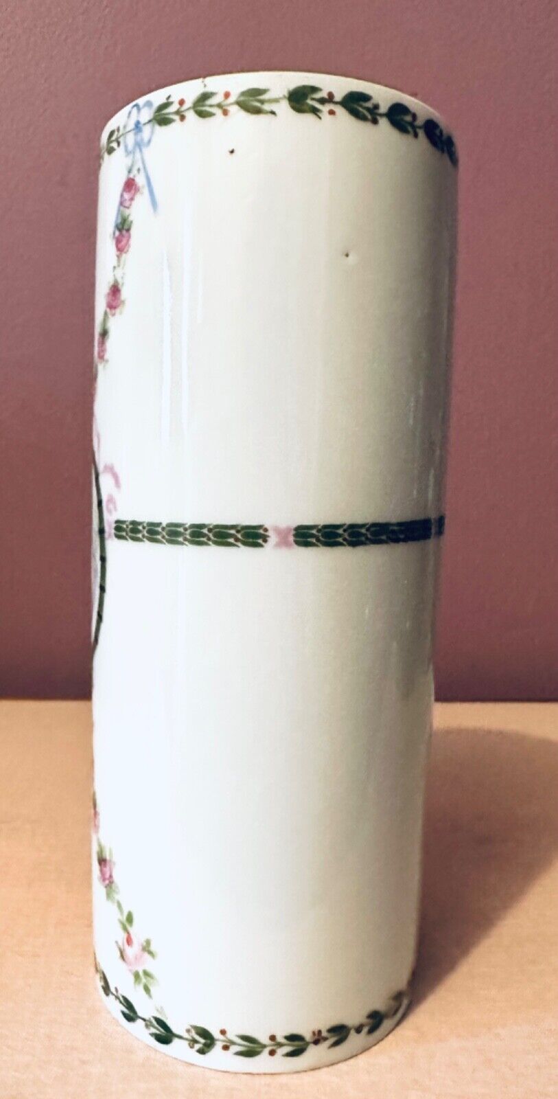Gebrüder Heubach Porcelain Vase with Lady Portrait
