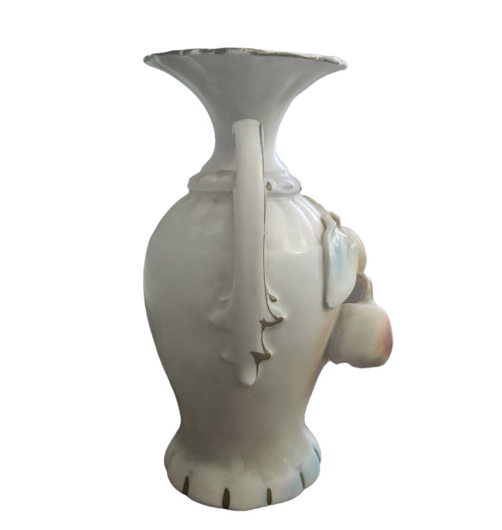 Art Nouveau Handpainted Gilded Amphora Vase, 1900s