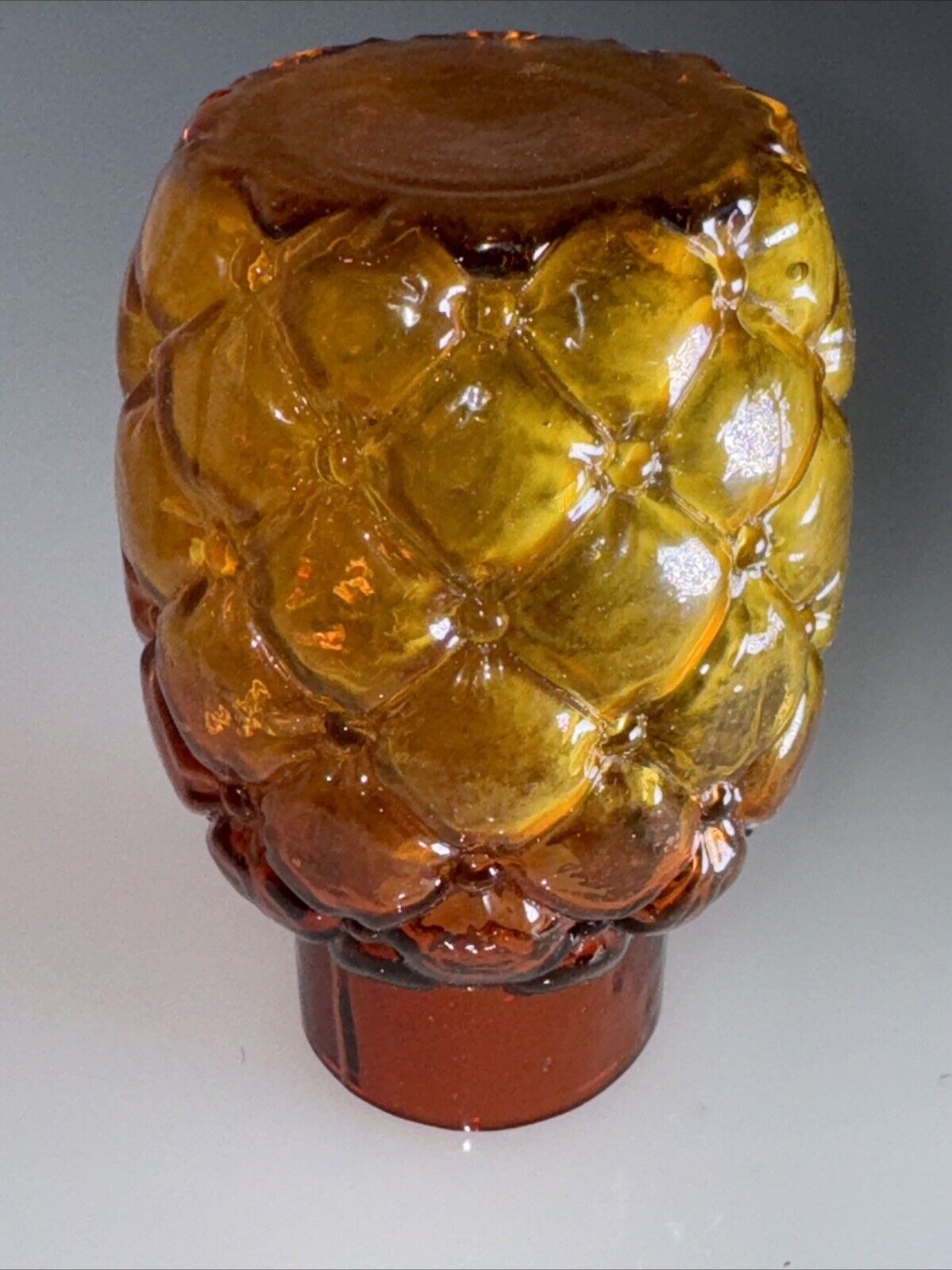 Antique Amberina Pineapple Vase from Early 1800's