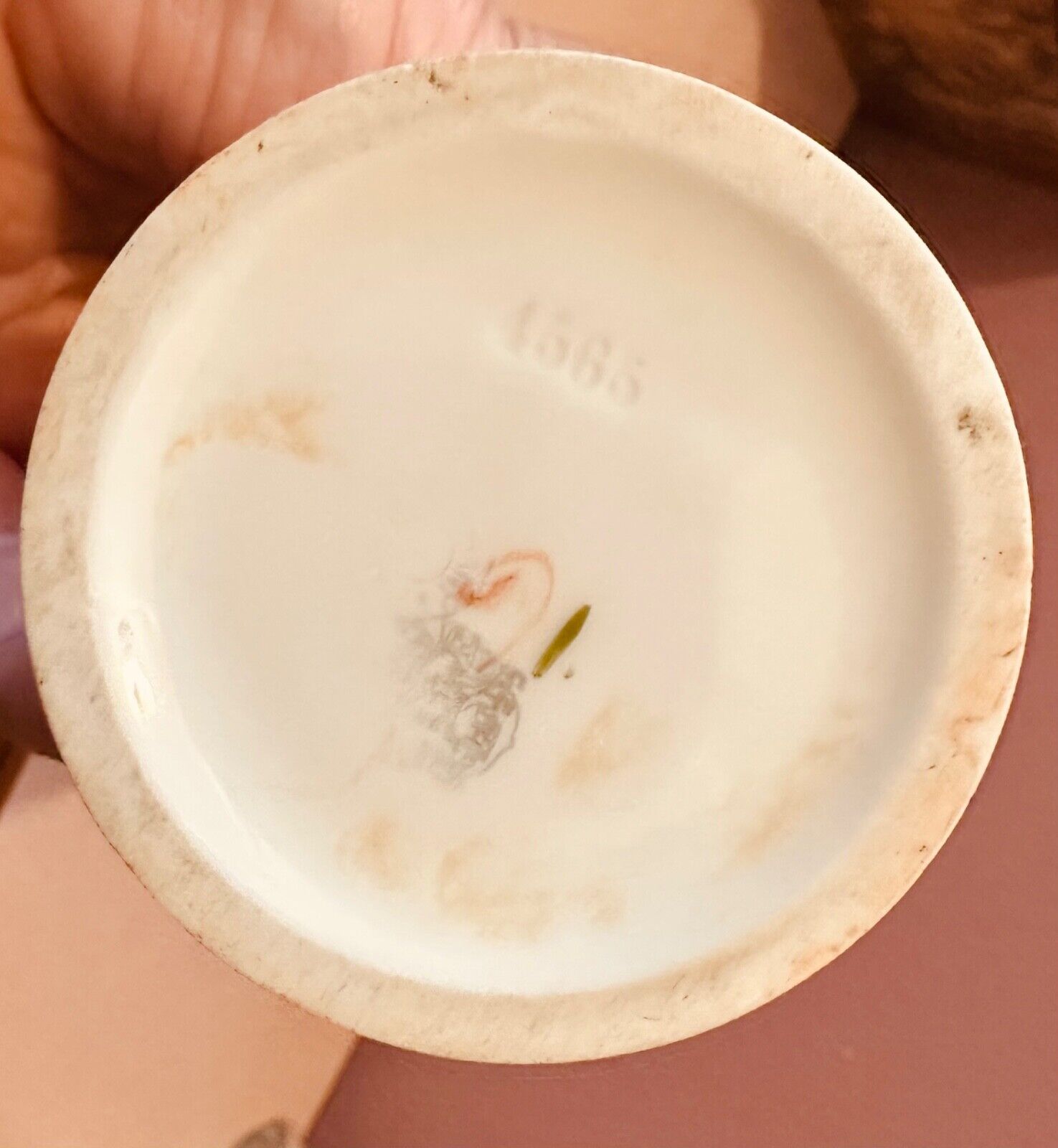 Gebrüder Heubach Porcelain Vase with Lady Portrait