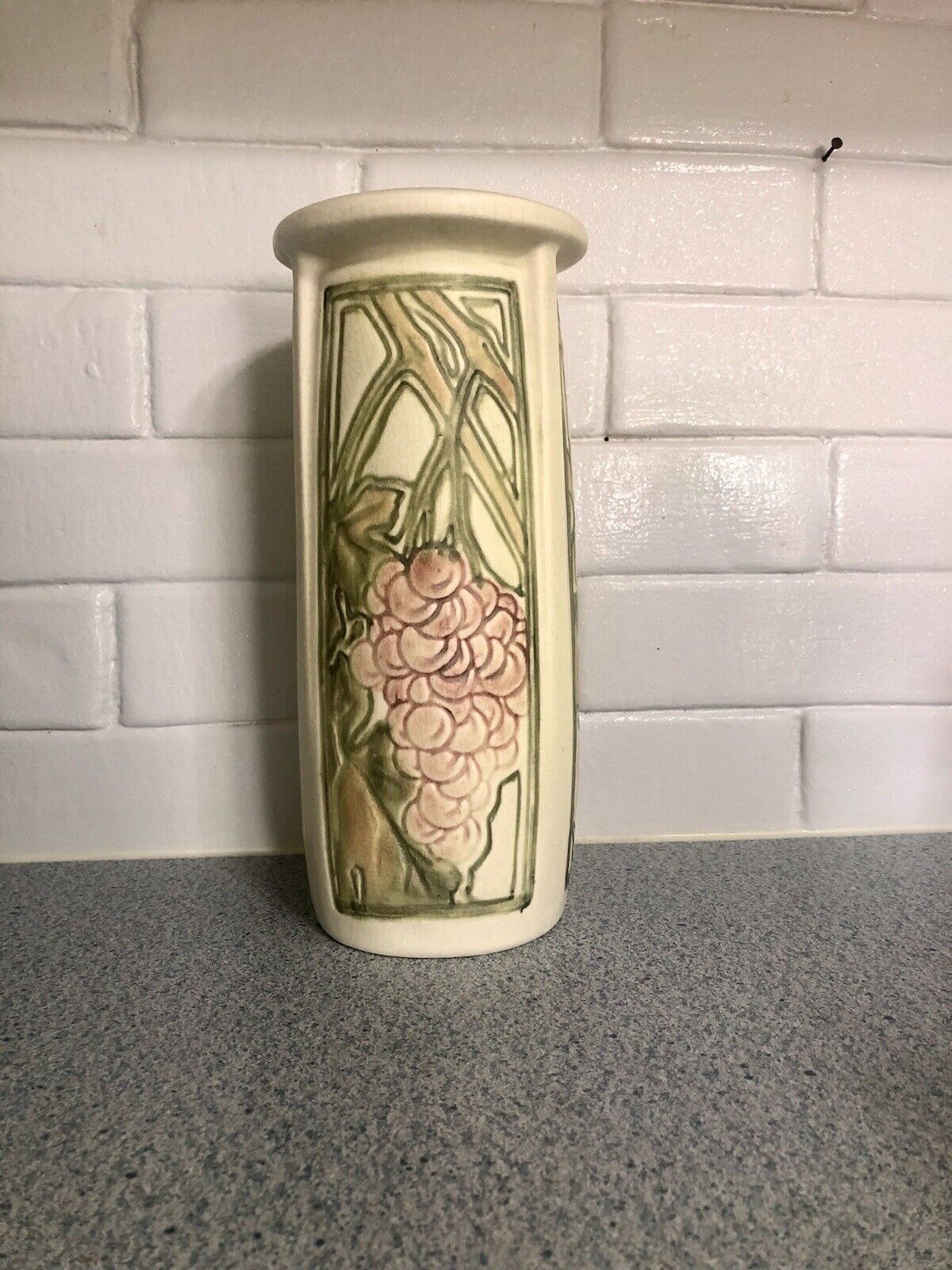 Antique Weller Vase Roma - Grapes & Leaves