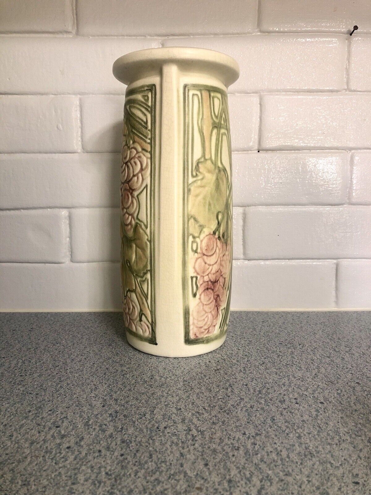 Antique Weller Vase Roma - Grapes & Leaves