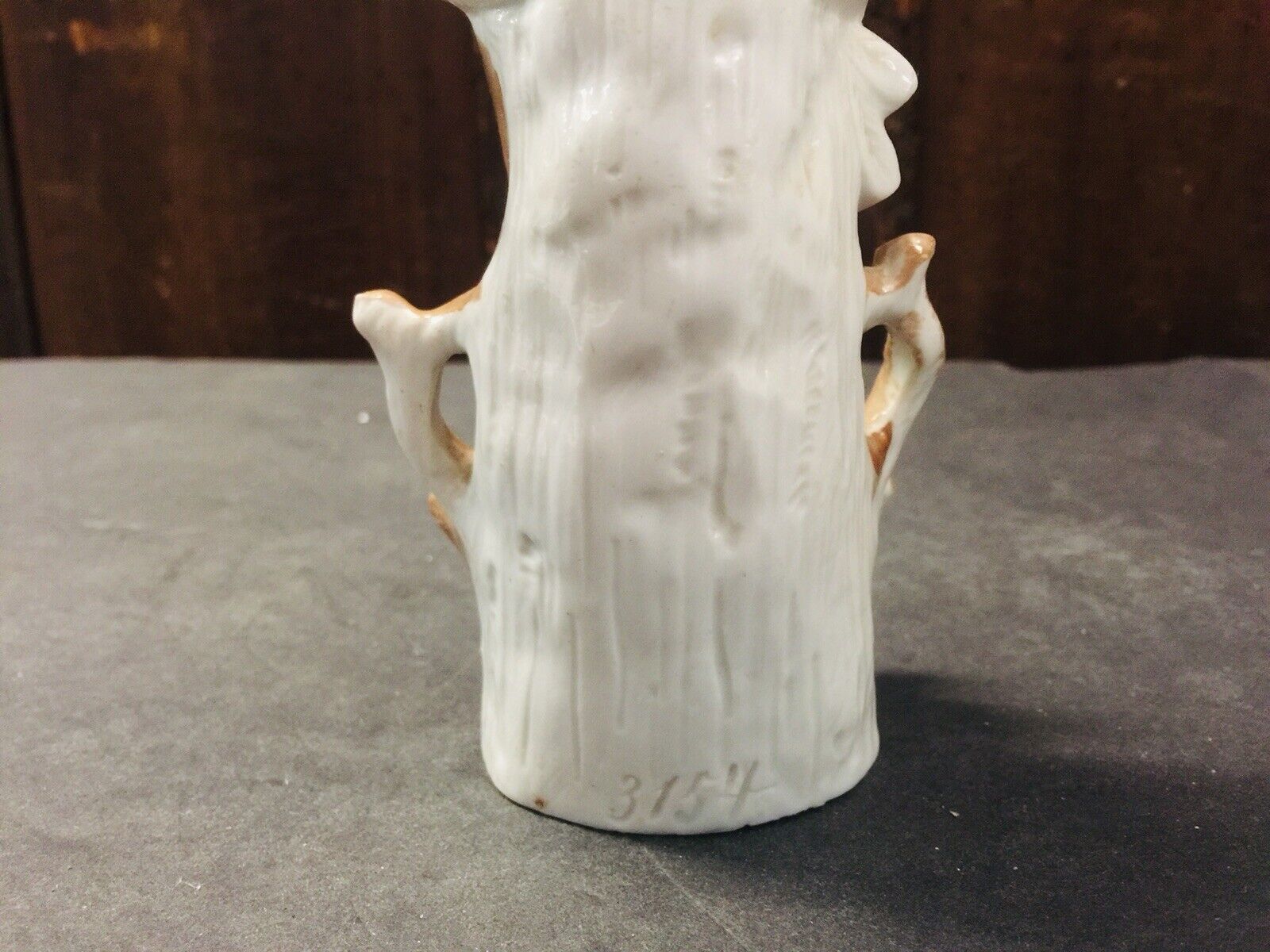Victorian Lusterware Shamrock Flower Vase