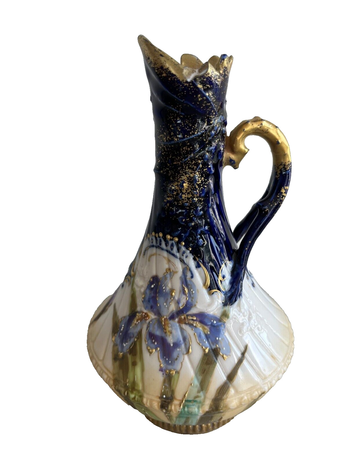 Art Nouveau 7" RS&K Turn-Teplitz Vase, Austria