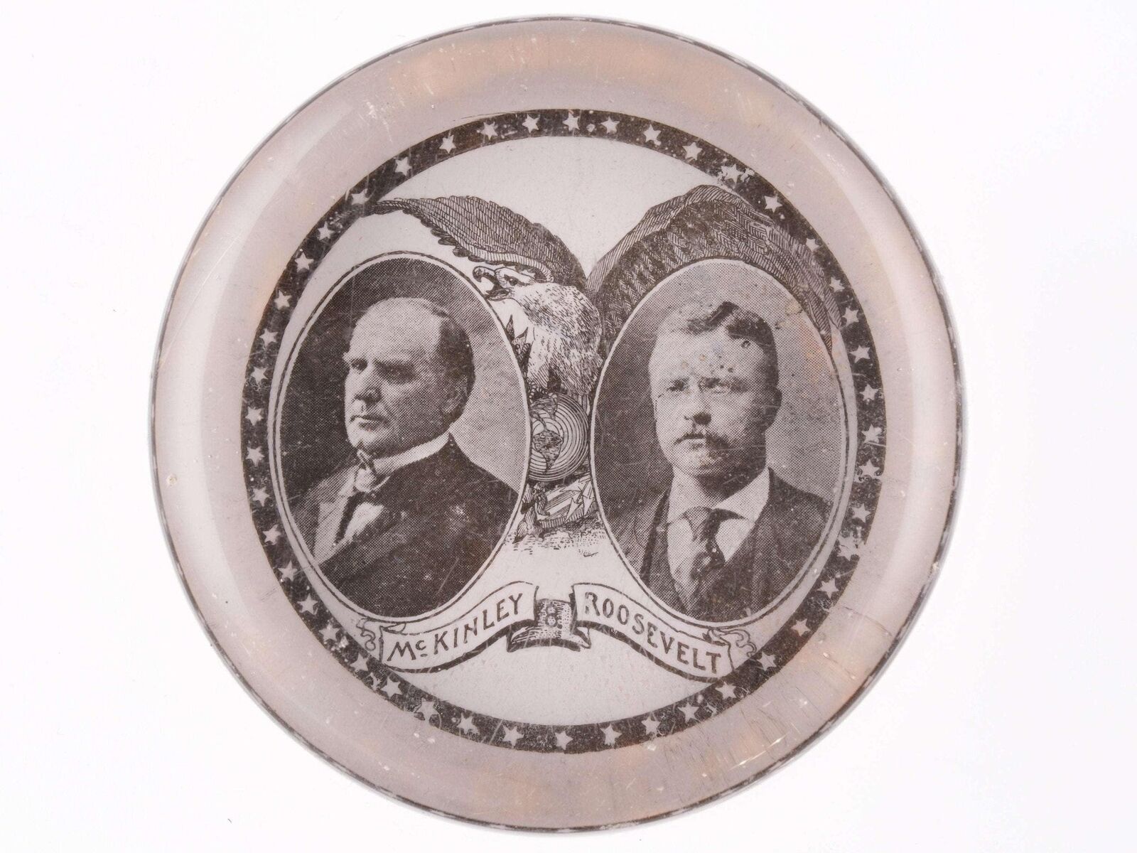 Vintage Presidents Paperweight circa 1900