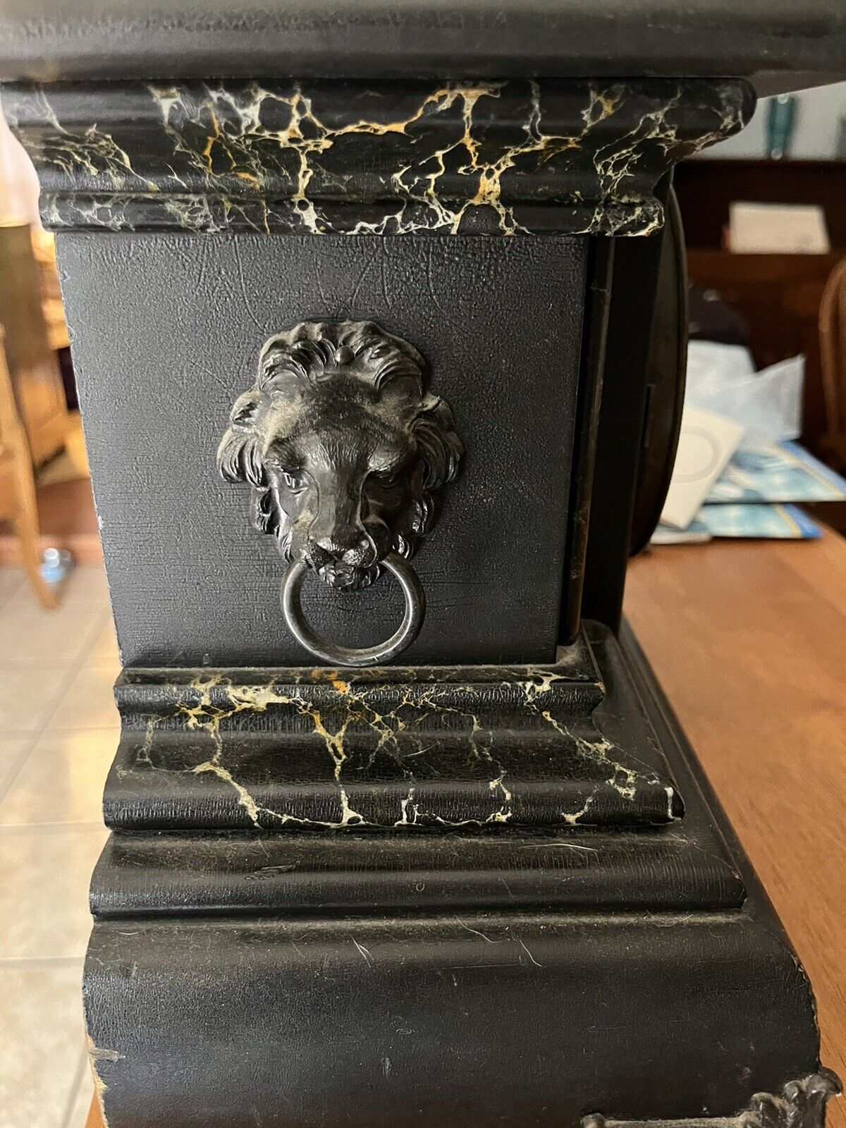 1900s E Ingraham Mantel Clock with Key