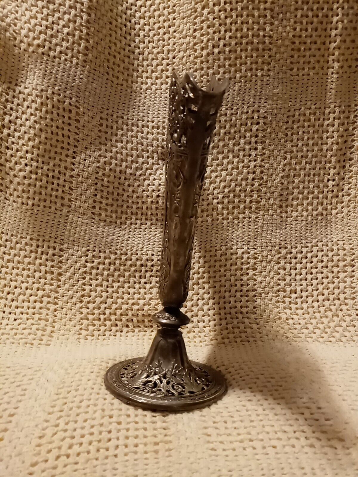 Antique Godinger Filigree Silver Plated Ornate Vase