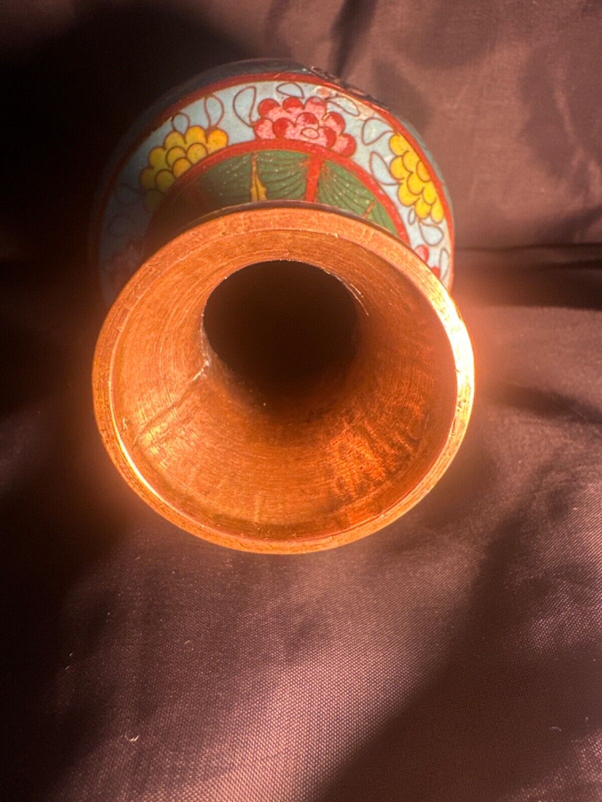 Qianlong Vase with Colorful Enamel Dragon Design