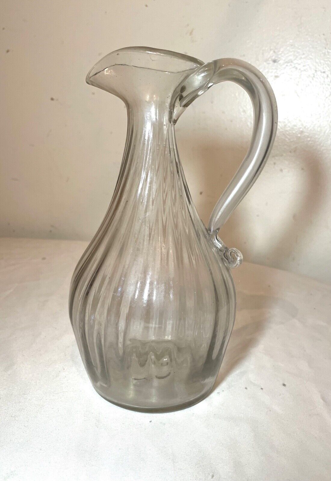 18th century Spanish hand blown glass vase