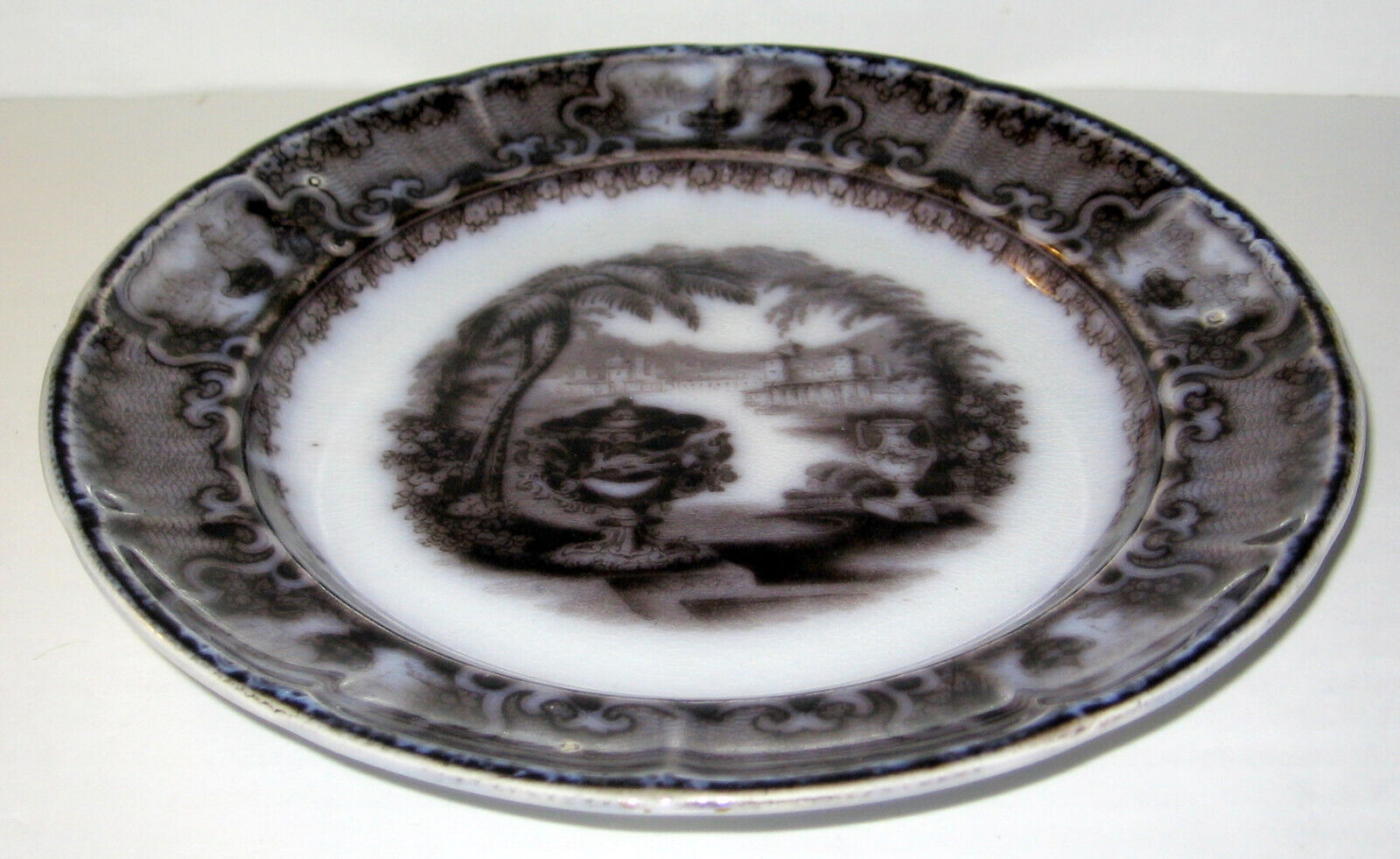 1800's Podmore Walker & Co. Washington Vase Flow Plate