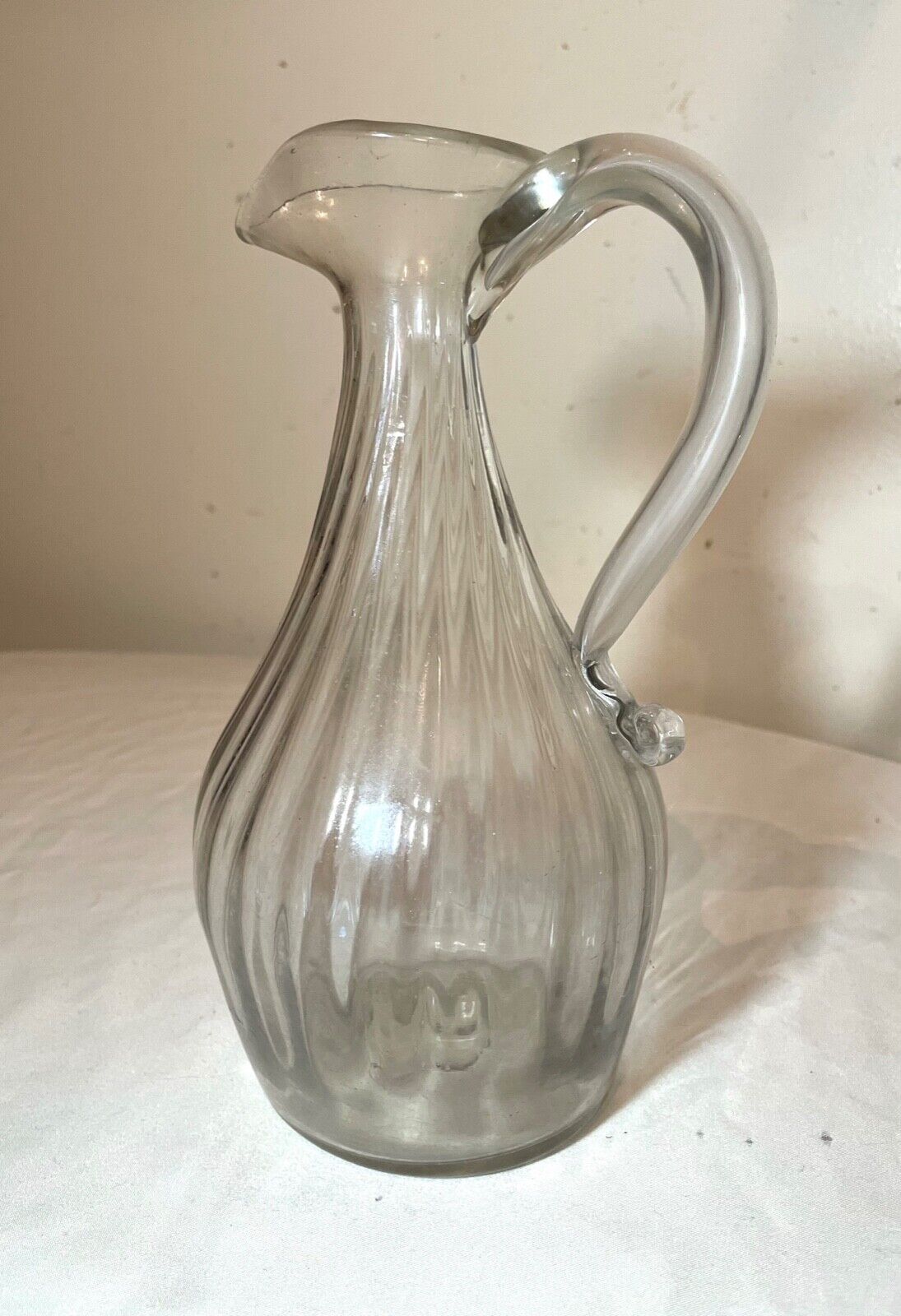 18th century Spanish hand blown glass vase