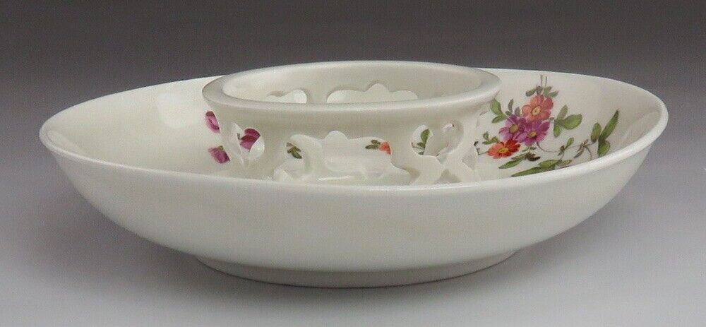 1700's Royal Vienna Austrian Porcelain Trembleuse Saucer Authentic