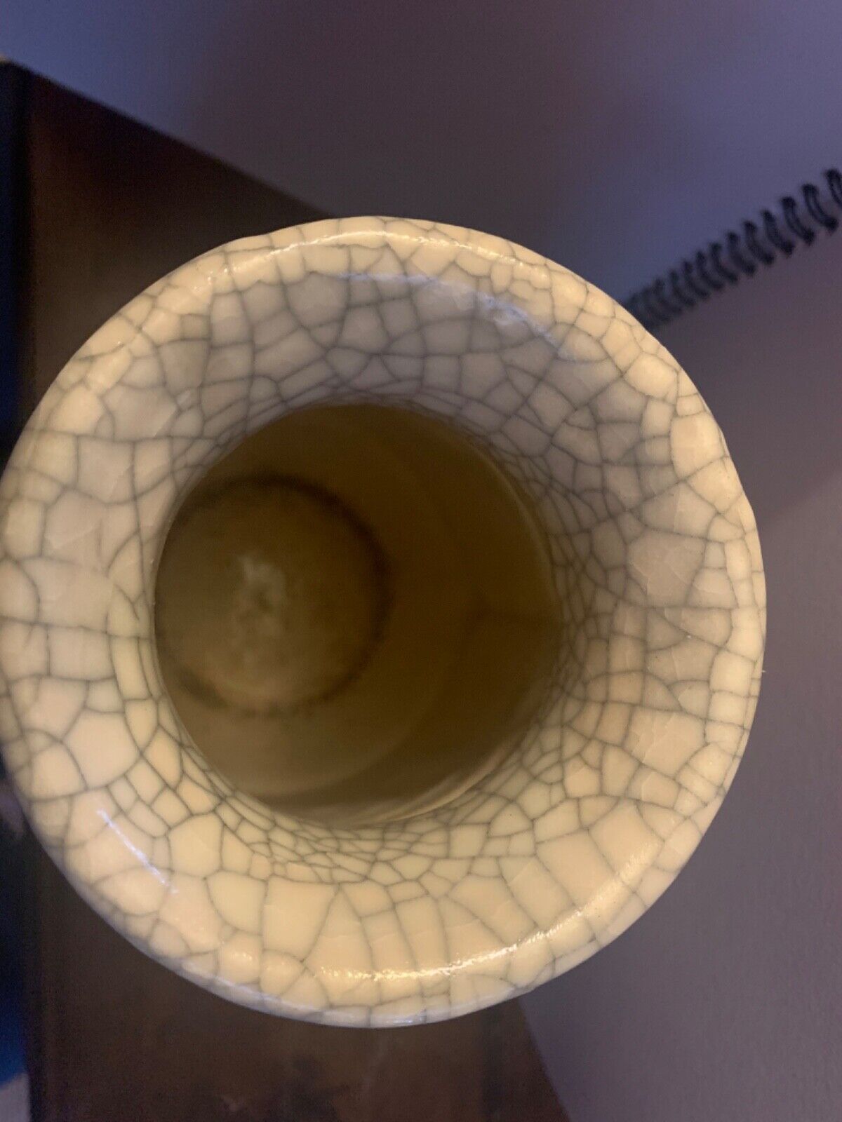 Rare 1700s Ancient Chinese YIXING Crackle Poem Vase