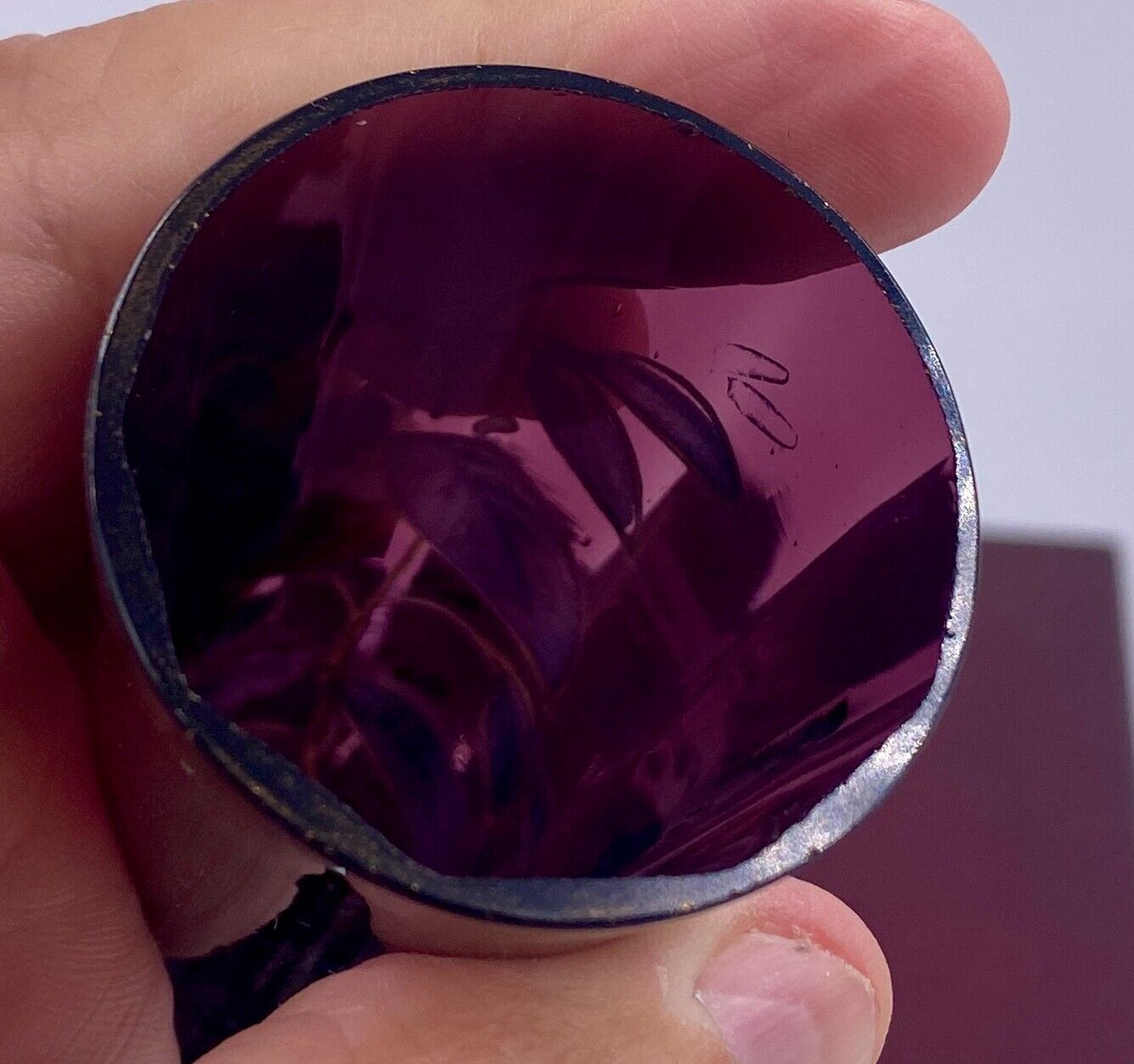 1880s Purple Amethyst Bud Vase - Saratoga Springs