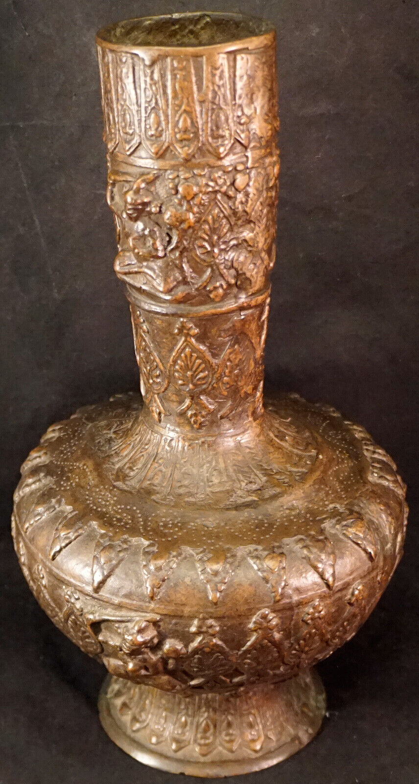 Bronze Vase with Hindu Motifs from 1700's