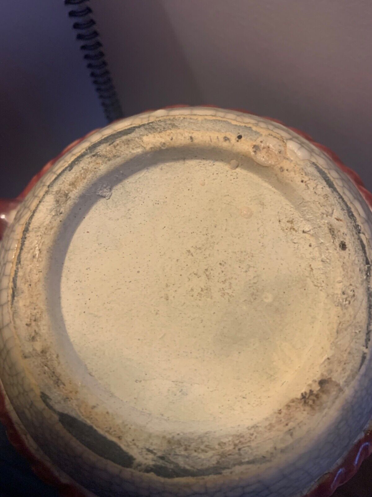 Rare 1700s Ancient Chinese YIXING Crackle Poem Vase