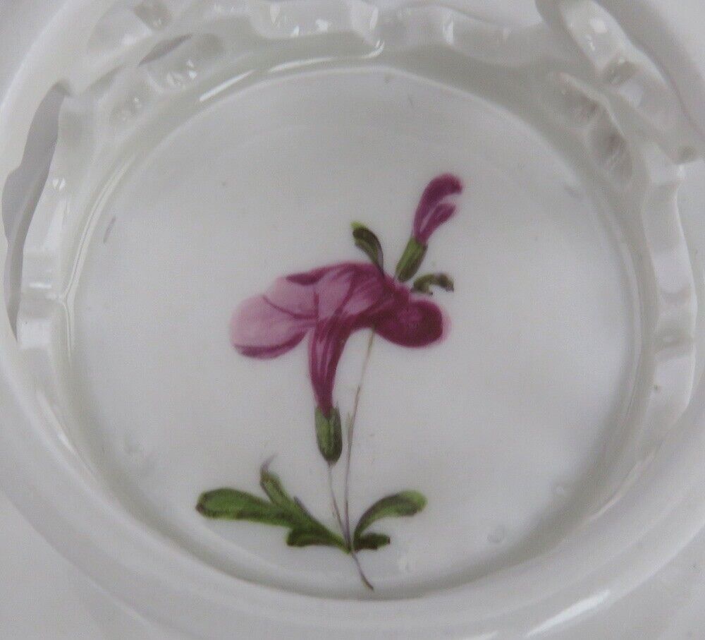 1700's Royal Vienna Austrian Porcelain Trembleuse Saucer Authentic