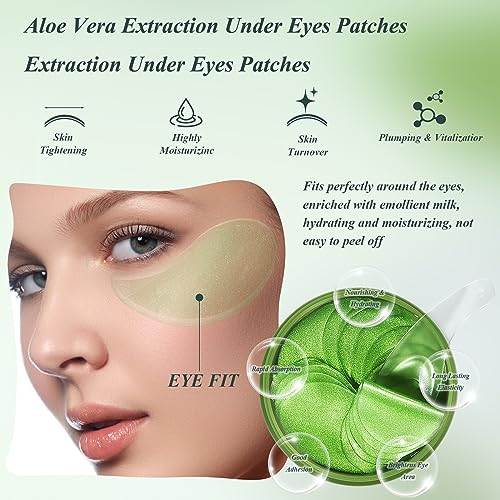 Aloe Vera Under Eye Masks - Combat Puffy Eyes