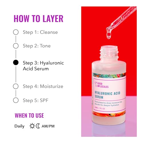 Good Molecules Hyaluronic Acid Serum - Hydrating, Anti-aging