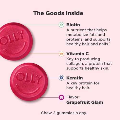 OLLY Beauty Gummies: Hair, Skin, Nails Support