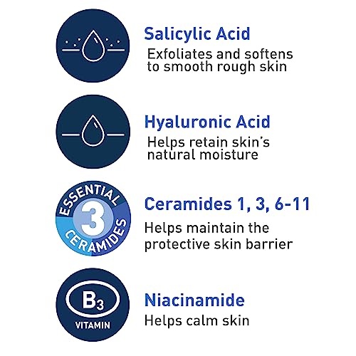 CeraVe SA Cleanser | Hyaluronic Acid, Niacinamide & Ceramides