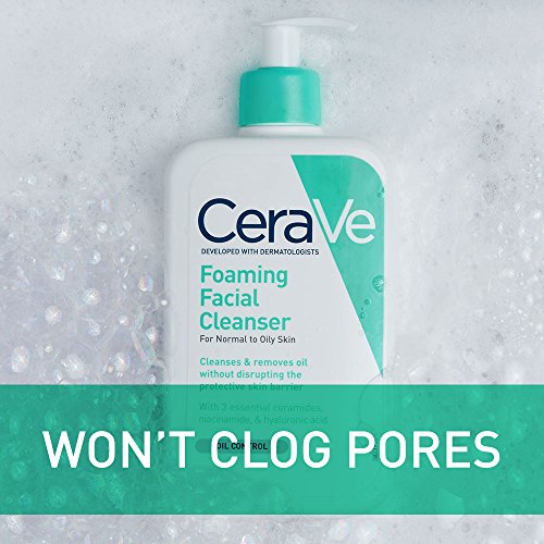 CeraVe Foaming Facial Cleanser for Oily Skin | 16oz