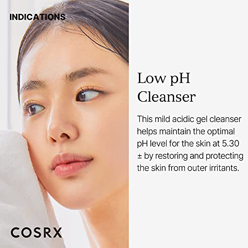 COSRX Low pH Gel Cleanser, BHA & Tea-Tree, Korean Skincare
