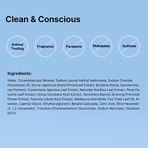 COSRX Low pH Gel Cleanser, BHA & Tea-Tree, Korean Skincare